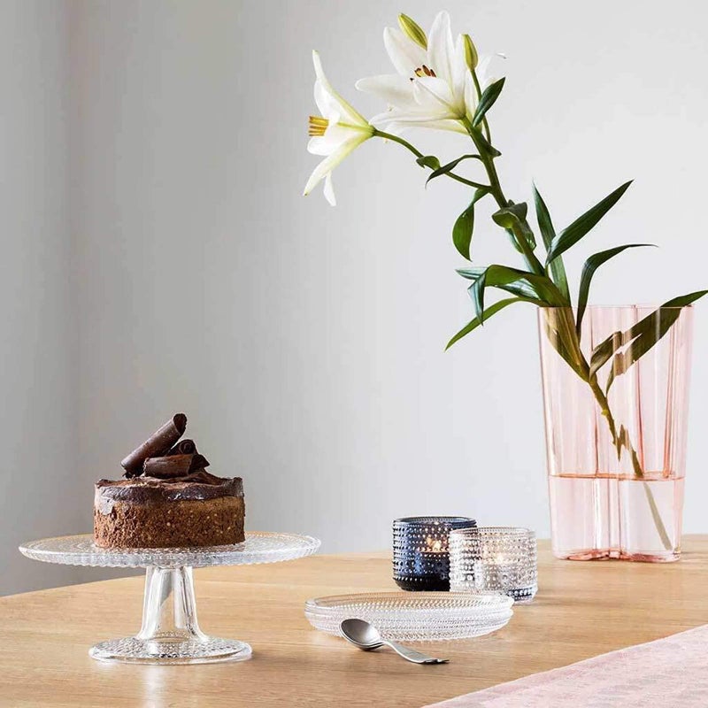 Iittala Kastehelmi 1019580 Cake Stand, 9.4 inches (24 cm), Clear - Image 2